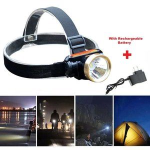 LED Rechargeable Waterproof Headlight